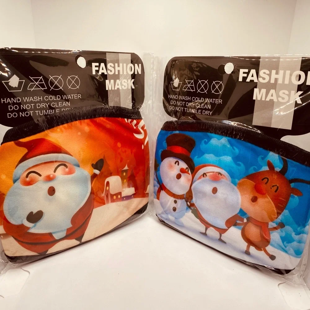 Face Masks Christmas Santa and Snowmen!